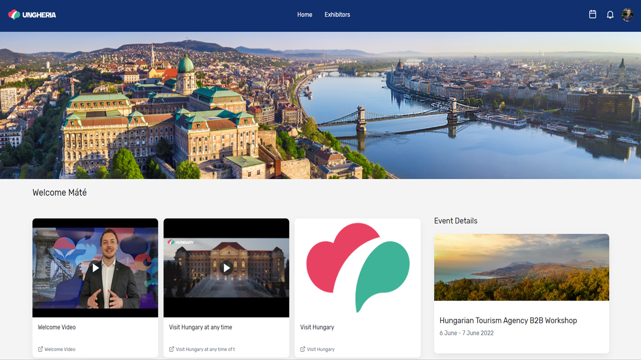 Online esemény pillanatképe.